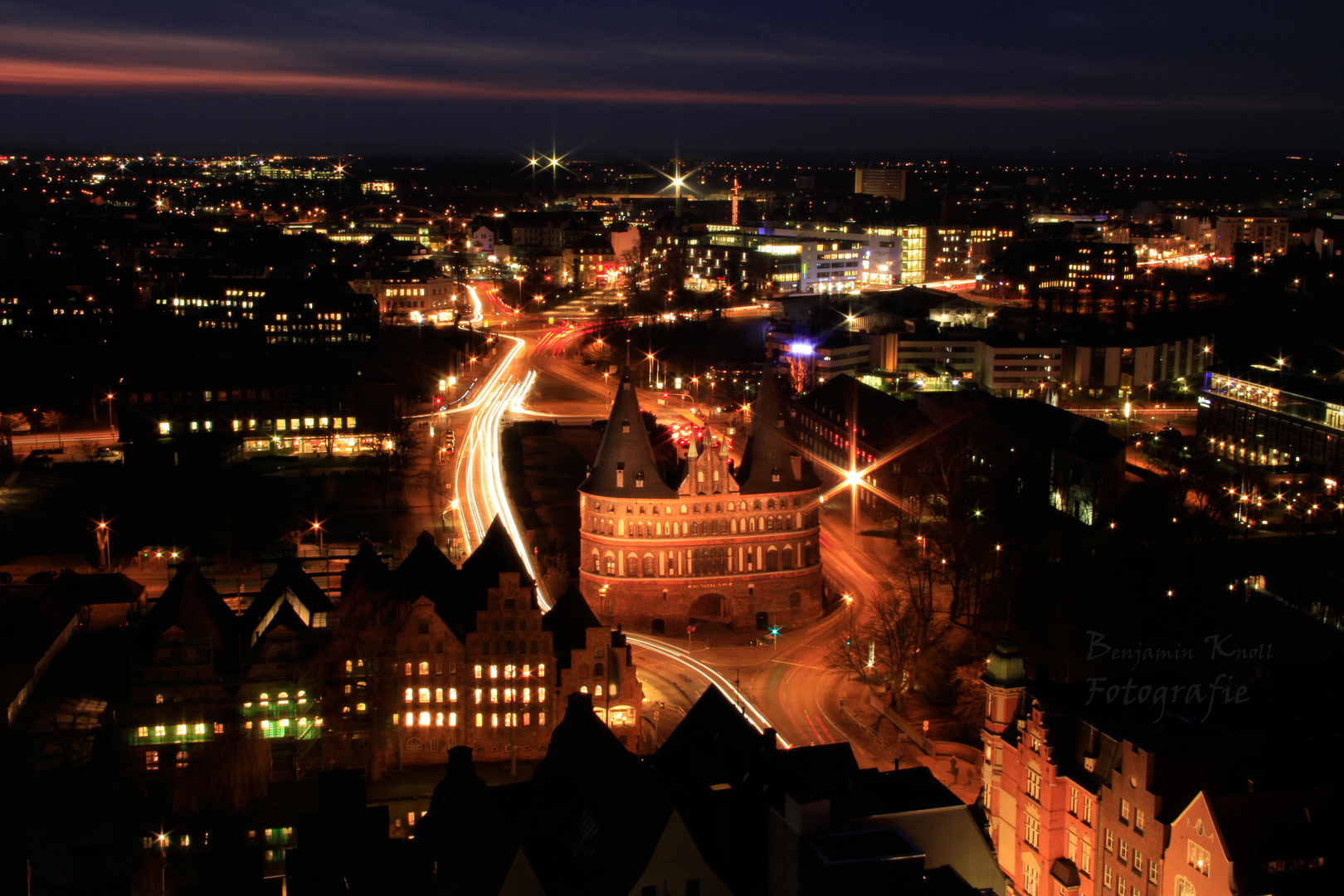 Lübeck bei Nacht