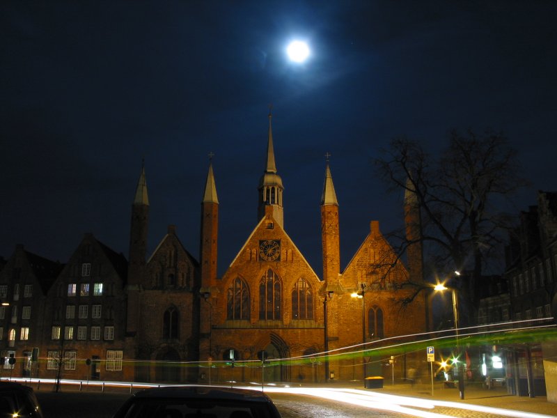 Lübeck bei Nacht