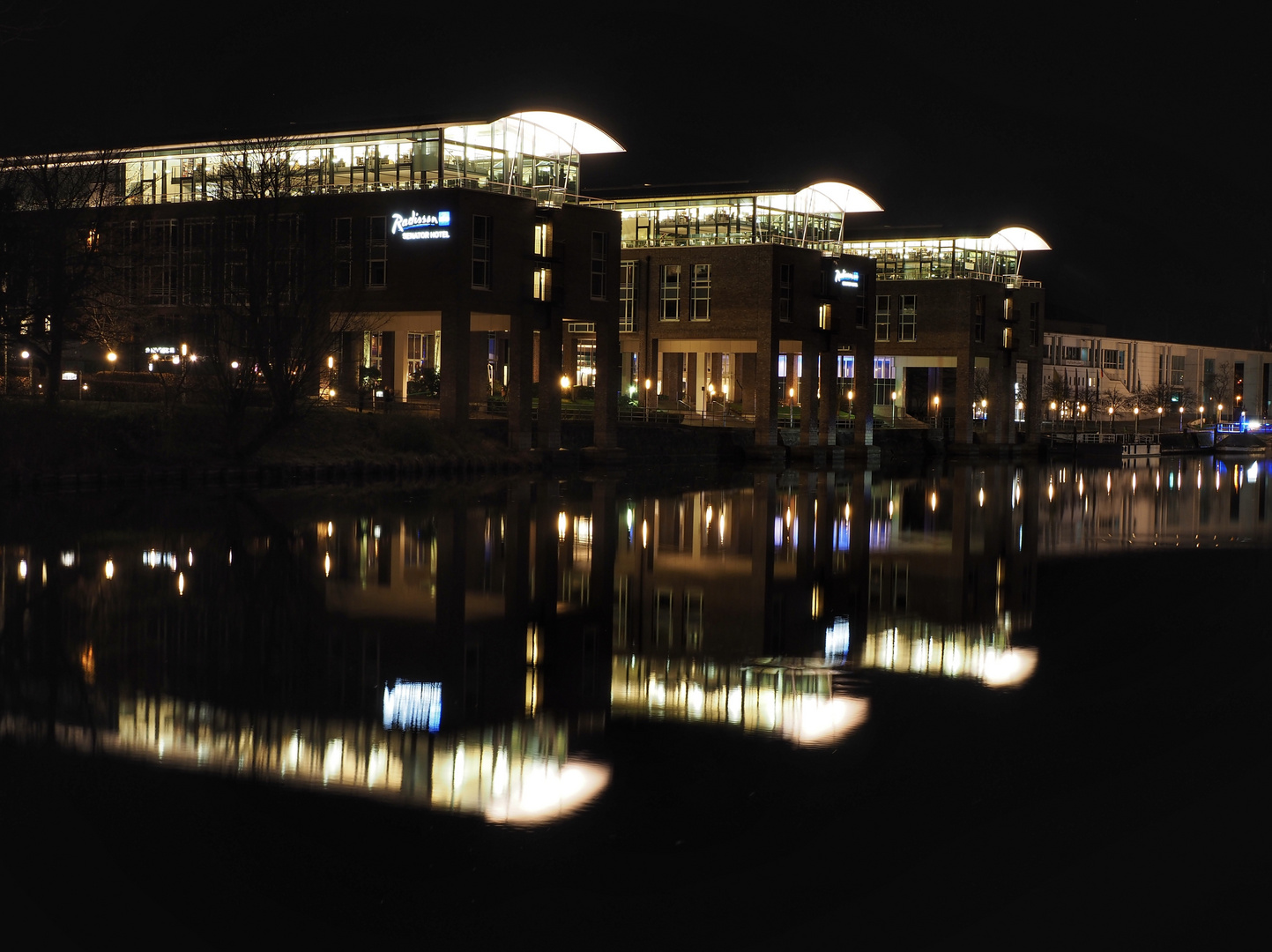 Lübeck bei Nacht