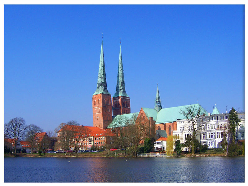 Lübeck- Blick auf den Dom