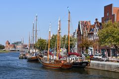 Lübeck, Blick zum Museumshafen