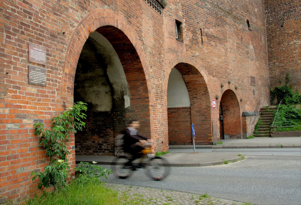 Lübeck Burgtor stadtauswärts