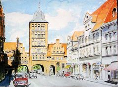 Lübeck - Burgtor (um 1970)