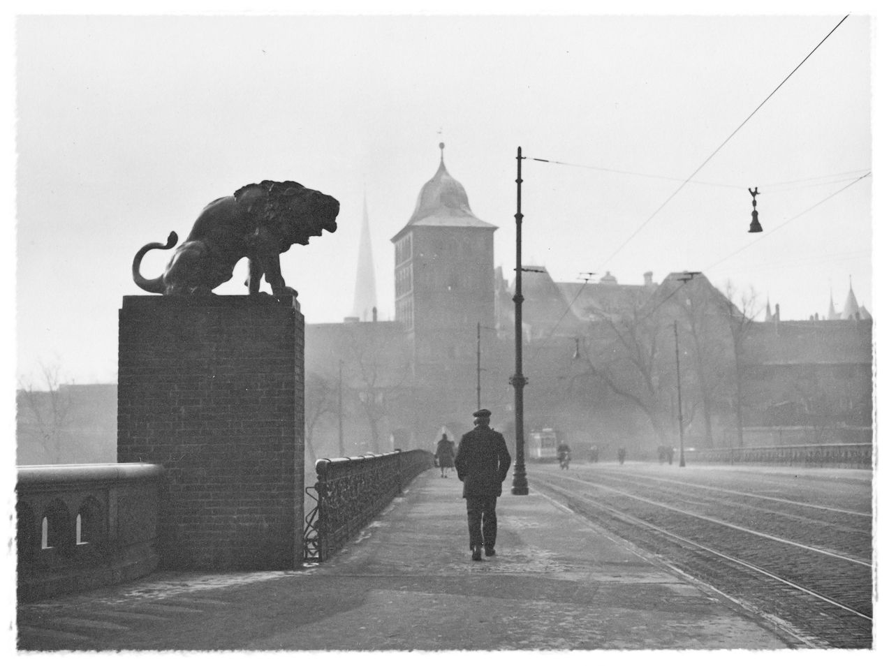 Lübeck Burgtorbrücke; vor 1940