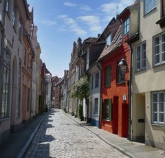 Lübeck "Das rote Haus in der Gasse"