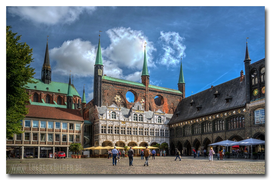 Lübeck, „die gute Stube“: der Marktplatz