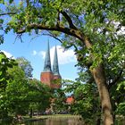 Lübeck - Dom am Mühlenteich