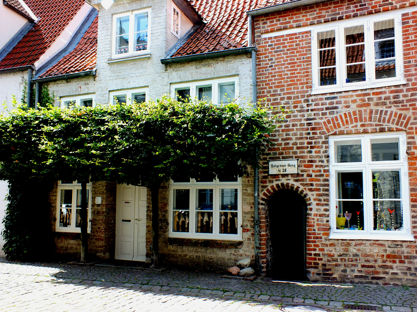 Lübeck, Eingang zum hellgrünen Gang