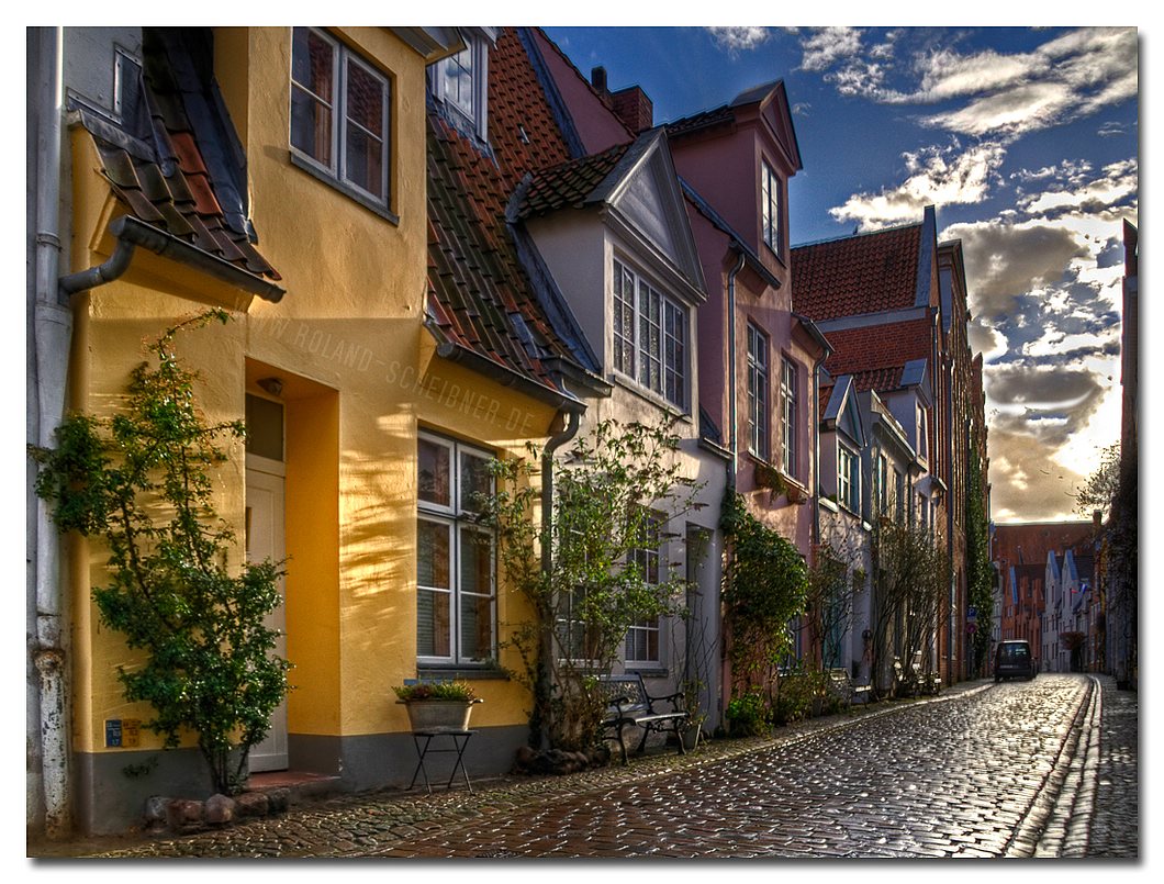 Lübeck, Engelswisch im Gegenlicht