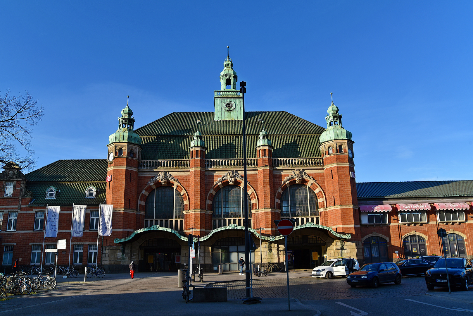 Lübeck Hauptbahnhof Januar 2021