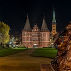 Lübeck - Holstentor - The lion never sleep