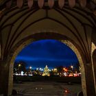 Lübeck Holstentor Weihnachtsbaum 