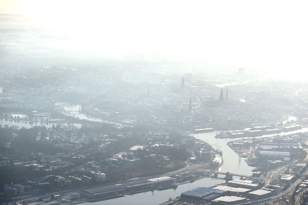 Lübeck im Dunst