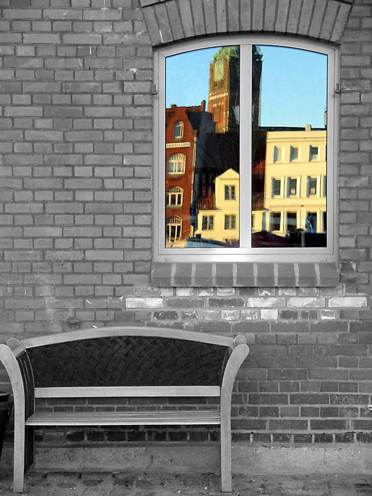 Lübeck im Fenster