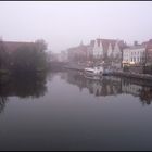 Lübeck im Nebel