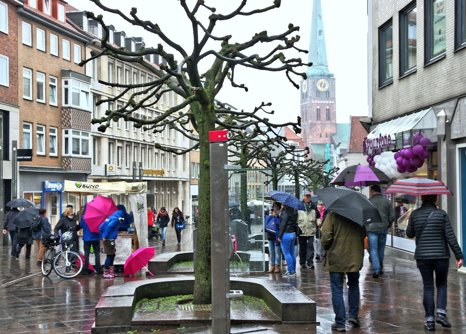 Lübeck im Regen