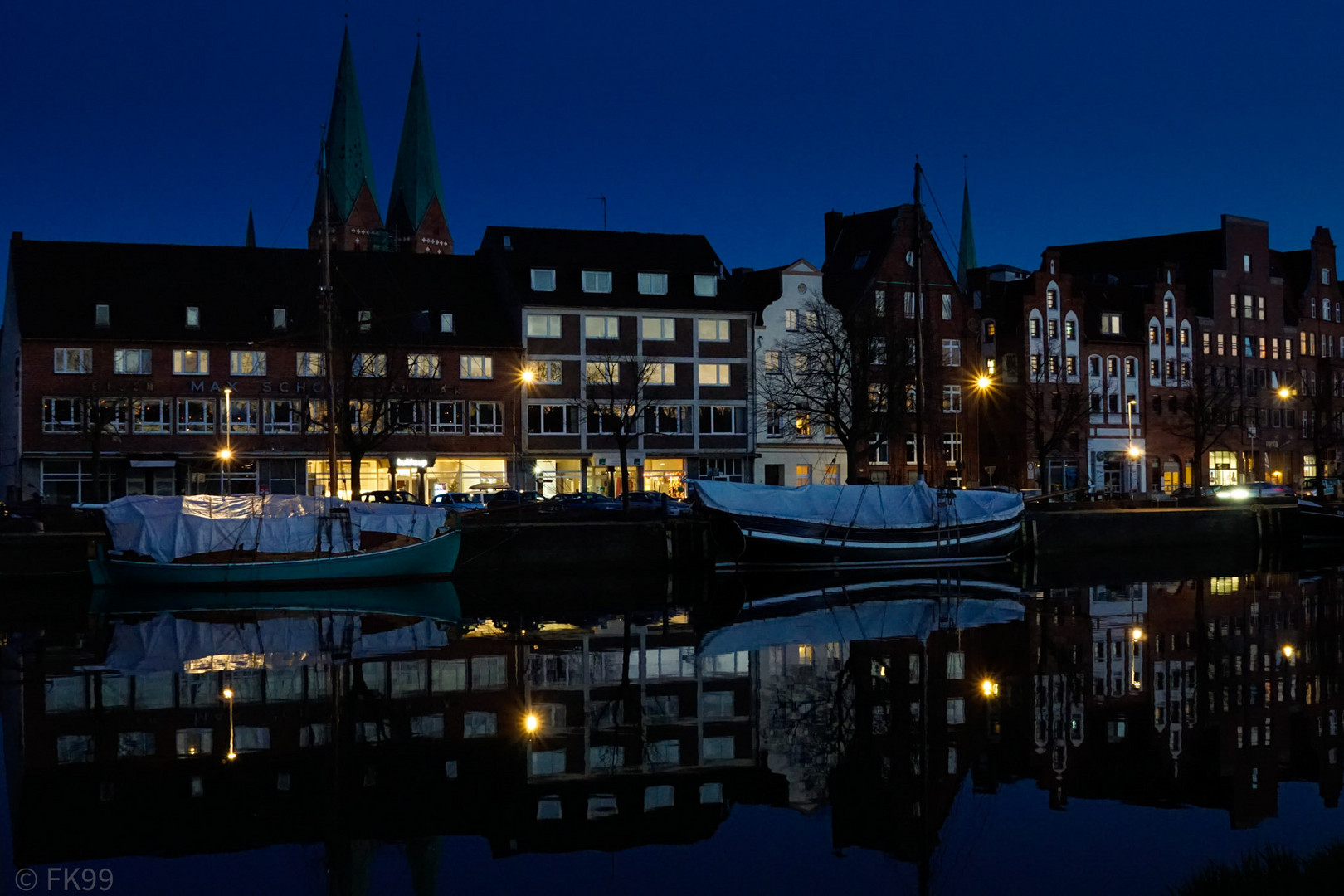 Lübeck in den Abendstunden 