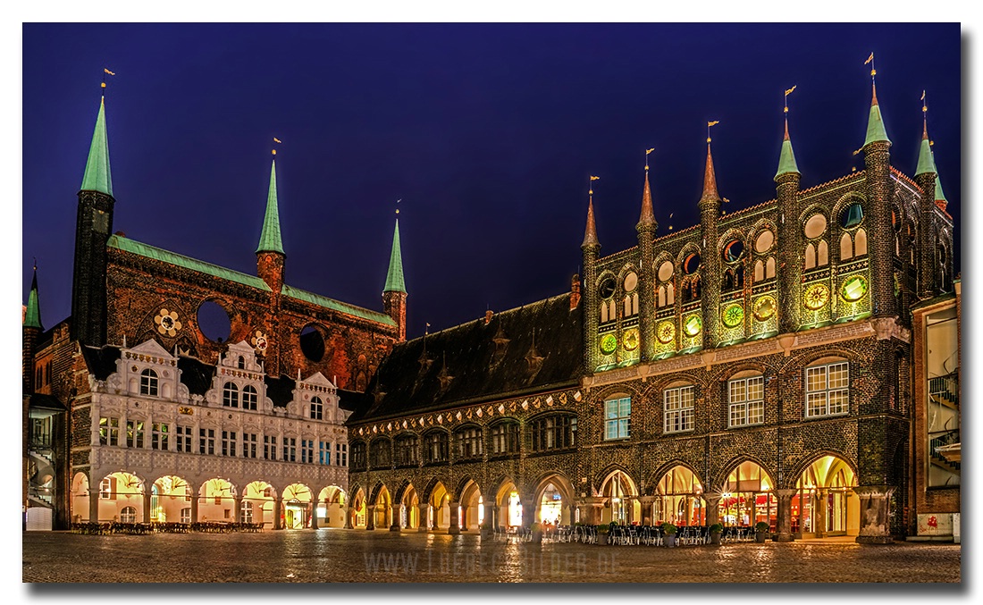 Lübeck Markt und Rathaus Foto & Bild deutschland, europe, schleswig