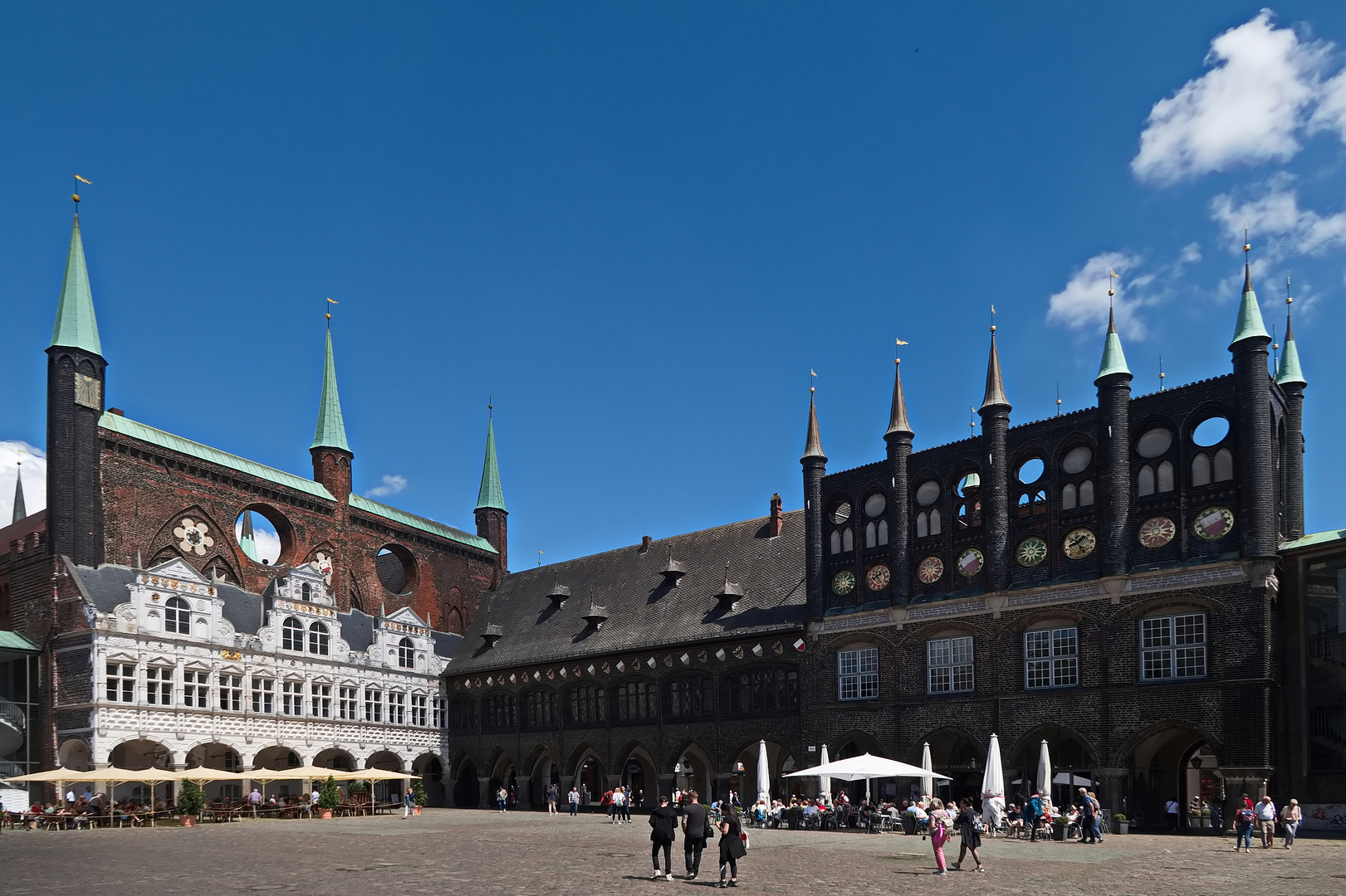 Lübeck Marktplatz 2022.