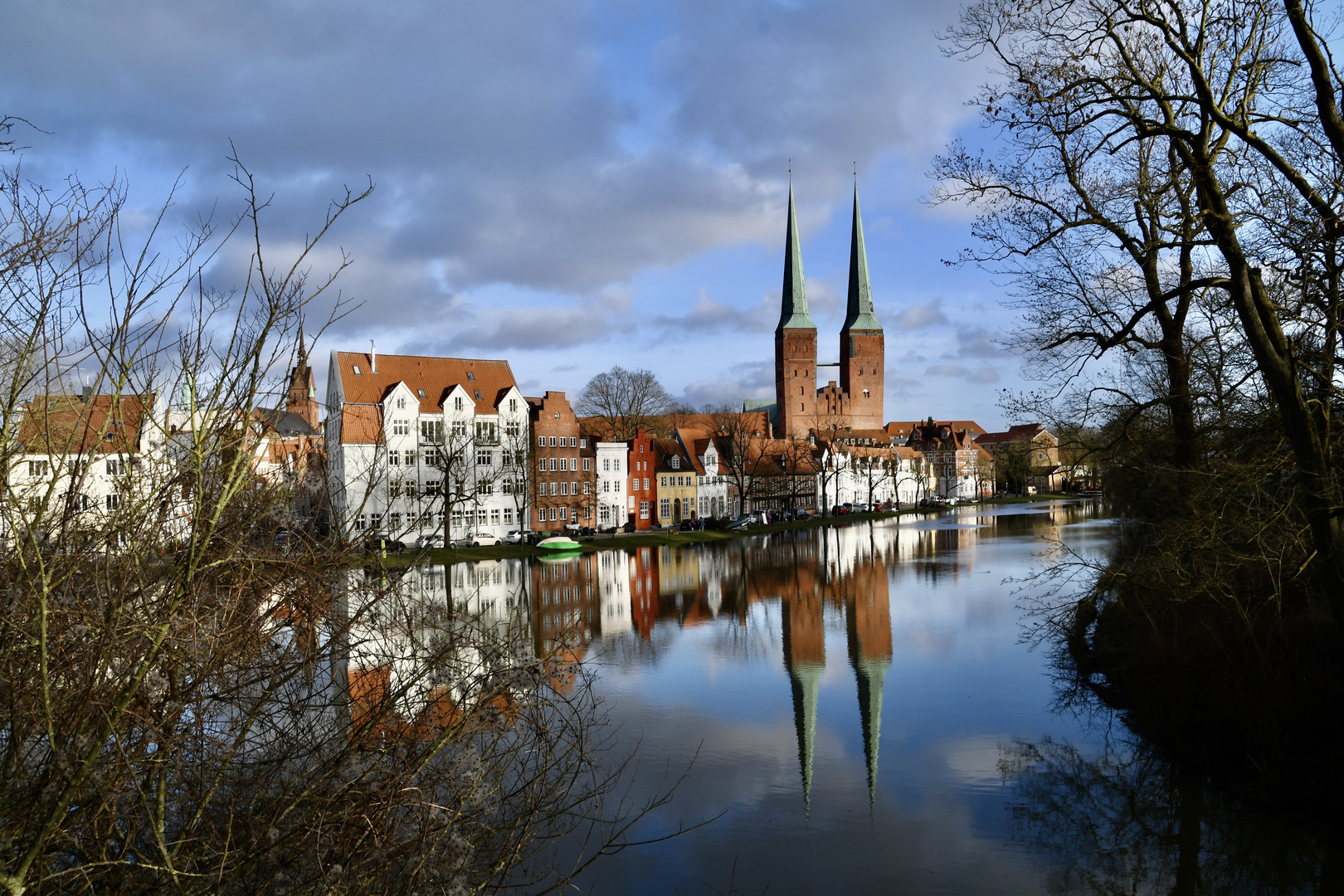 Lübeck - mit Blick über die Trave