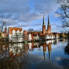 Lübeck - mit Blick über die Trave