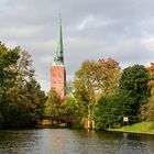 Lübeck mit Kirchenansicht.                       DSC_5830