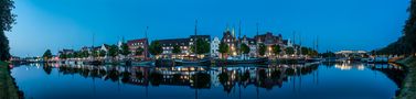 Lübeck - Museumshafen zur Blauen Stunde von S.L.a.P 