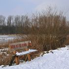 Lübeck NSG Schellbruch - Sitzbankfrevel