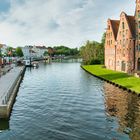 Lübeck - Obertrave mit Salzspeicher