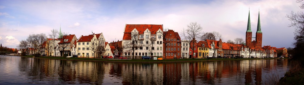 Lübeck - Panorama der Altstadtinsel