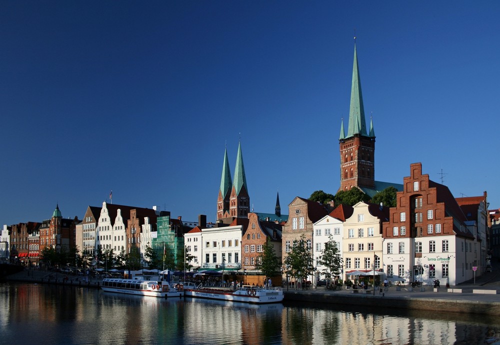 Lübeck- Sommerabend an der Obertrave