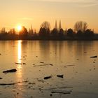 Lübeck Sonnenuntergang