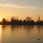 Lübeck Sonnenuntergang