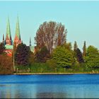 Lübeck - Stadtansicht von Osten