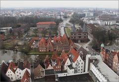 Lübeck von ganz weit oben ...