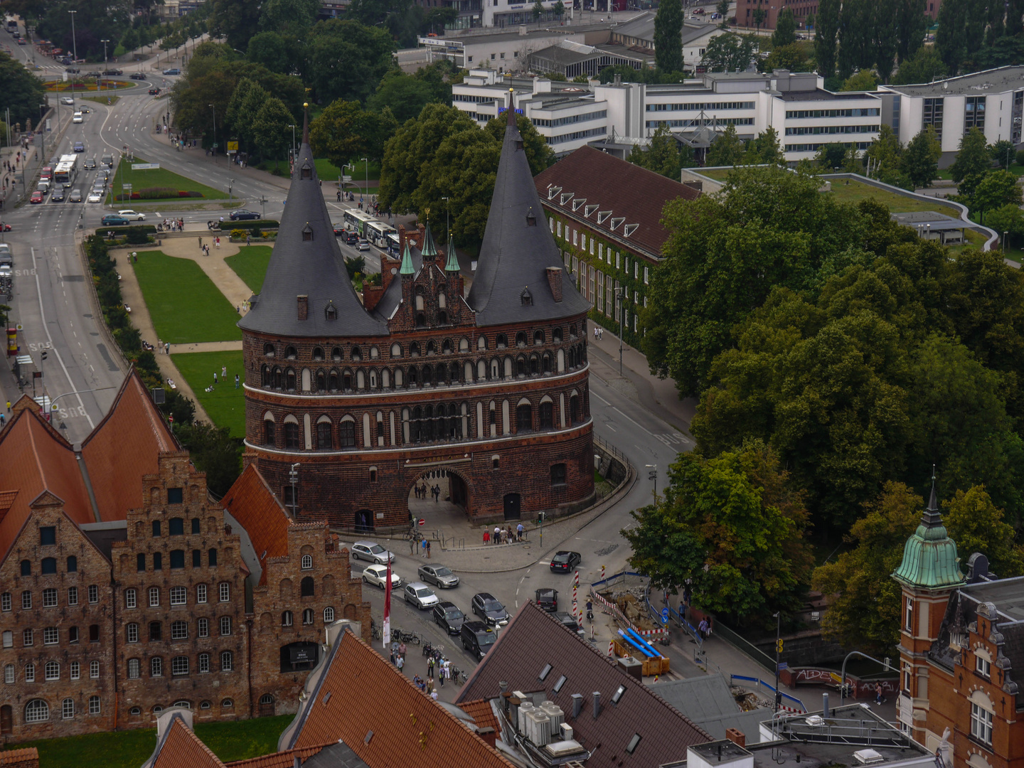 Lübeck von oben