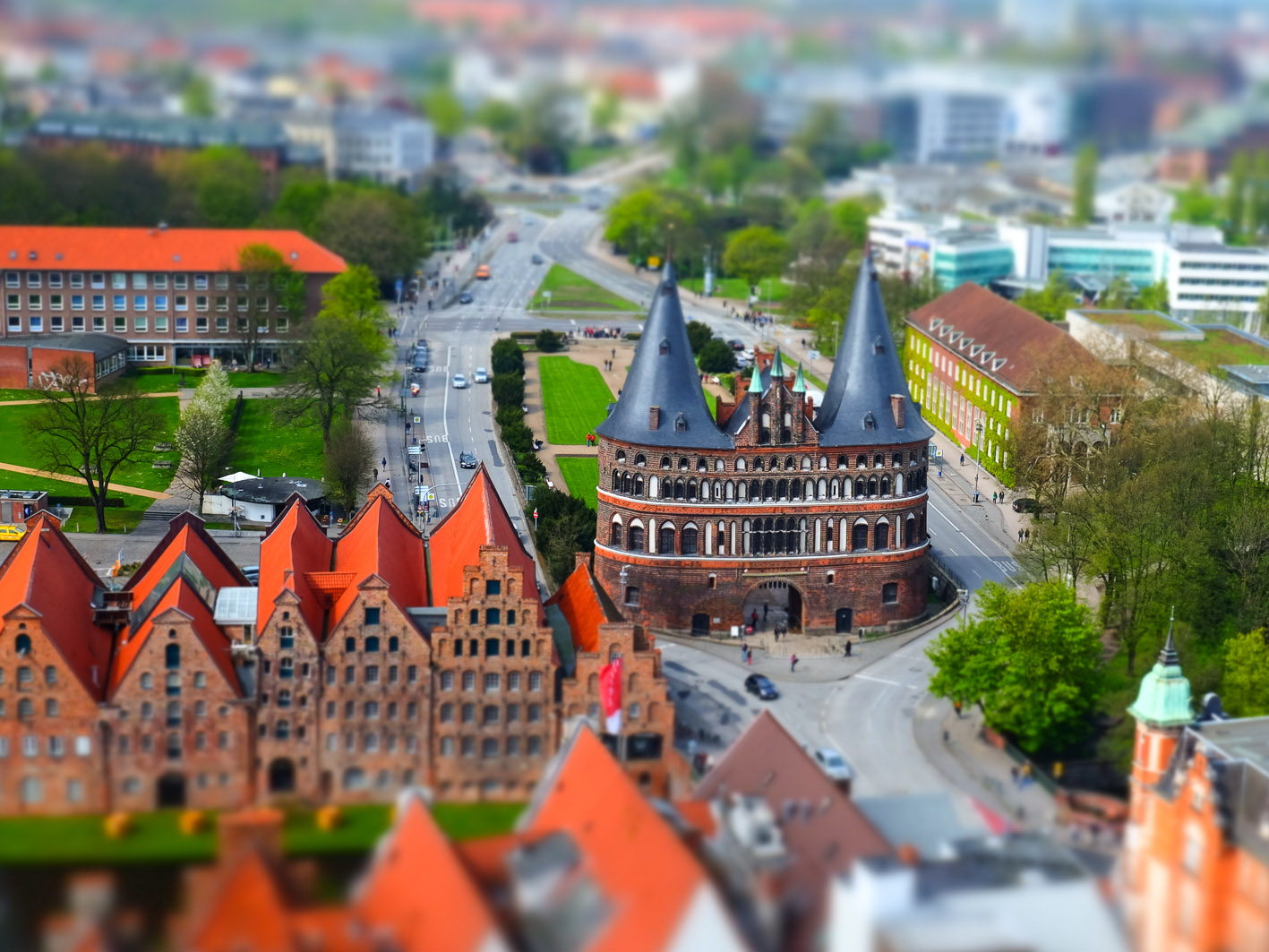 Lübeck von oben