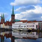 Lübeck wartet auf den Frühling an Ober- und Untertrave.