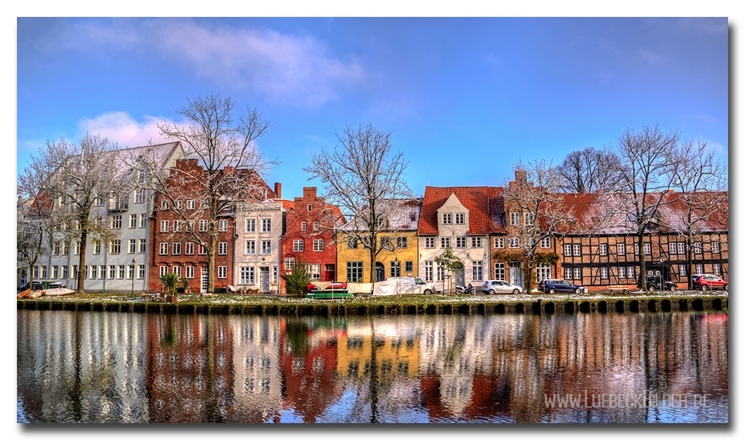 Lübeck: winterliche Obertrave