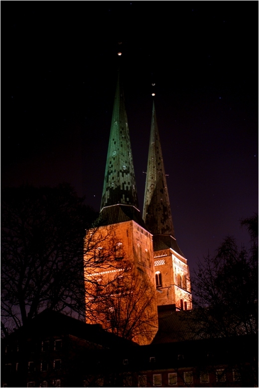 Lübecker Dom by Night