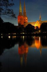 Lübecker Dom gestern Abend 3.