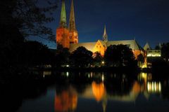 Lübecker Dom gestern Abend 5.