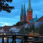 Lübecker Dom gestern Abend