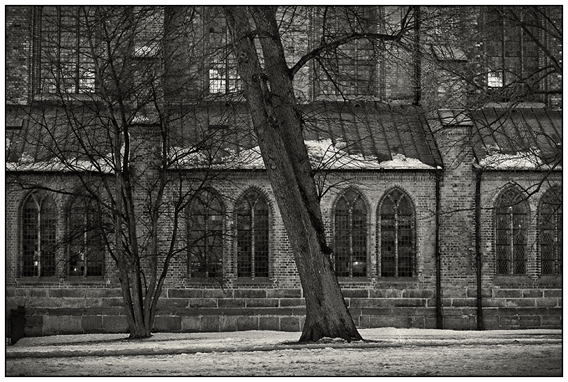 Lübecker Dom im Winter