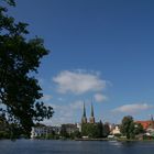 Lübecker Dom vom Krähenteich aus gesehen