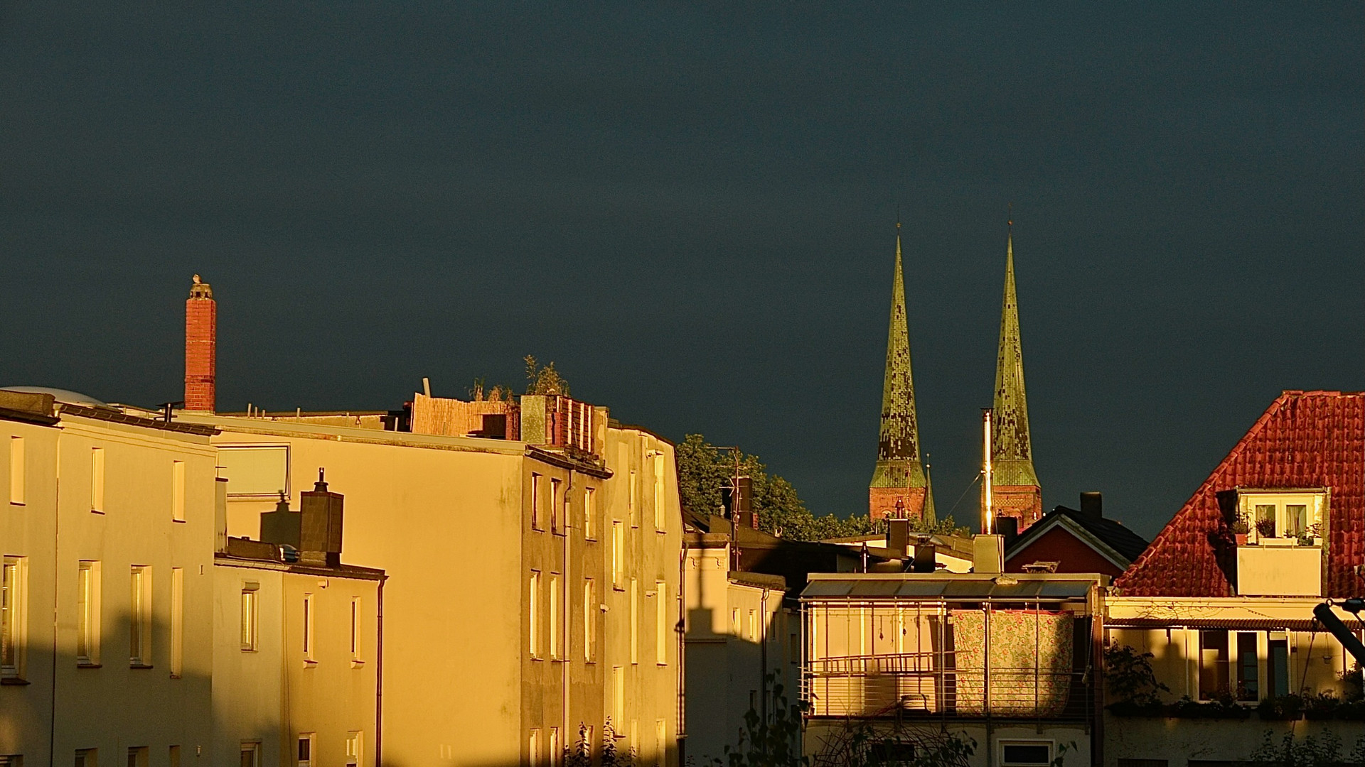 Lübecker Hotelzimmerblick