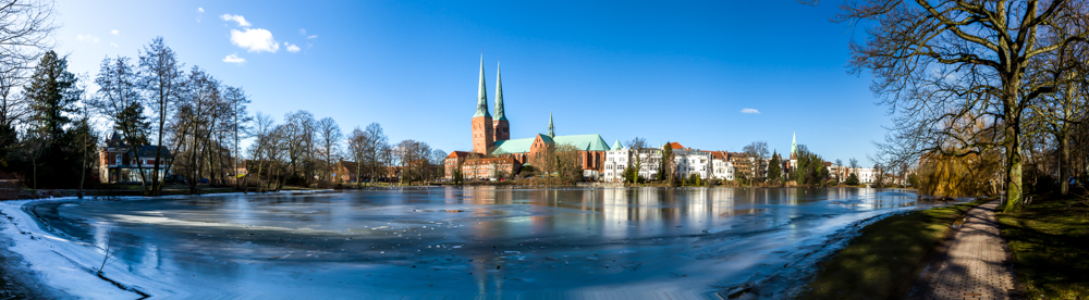 Lübecker Mühlenteich mit Dom I