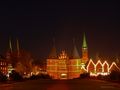 Lübeck bei Nacht