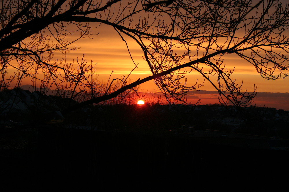 Lüdenscheider Sonnenuntergang