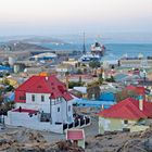 Lüderitz, - eine Hafenansicht.